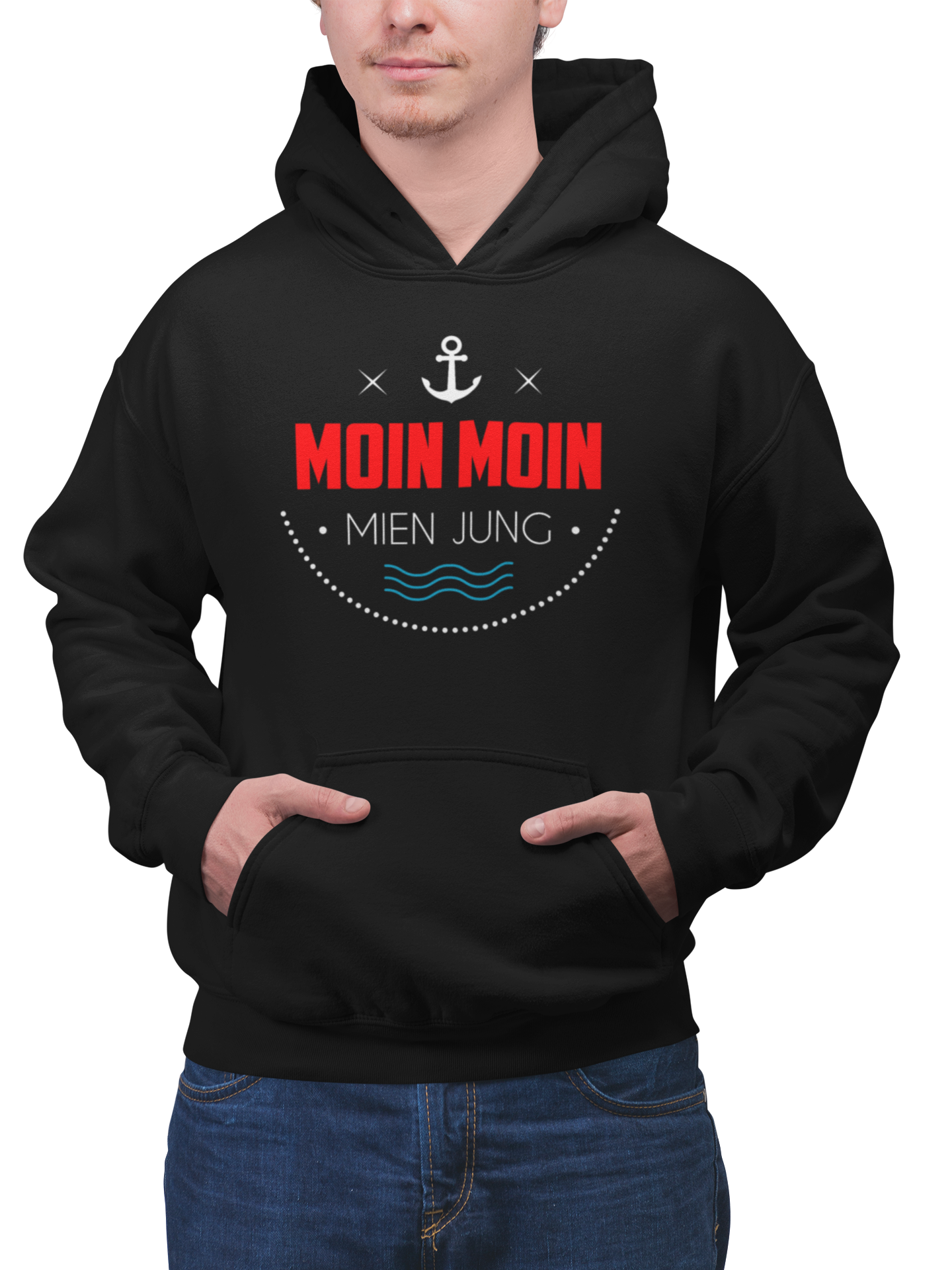Moin Moin mien Jung - Herren Hoodie (Basic)