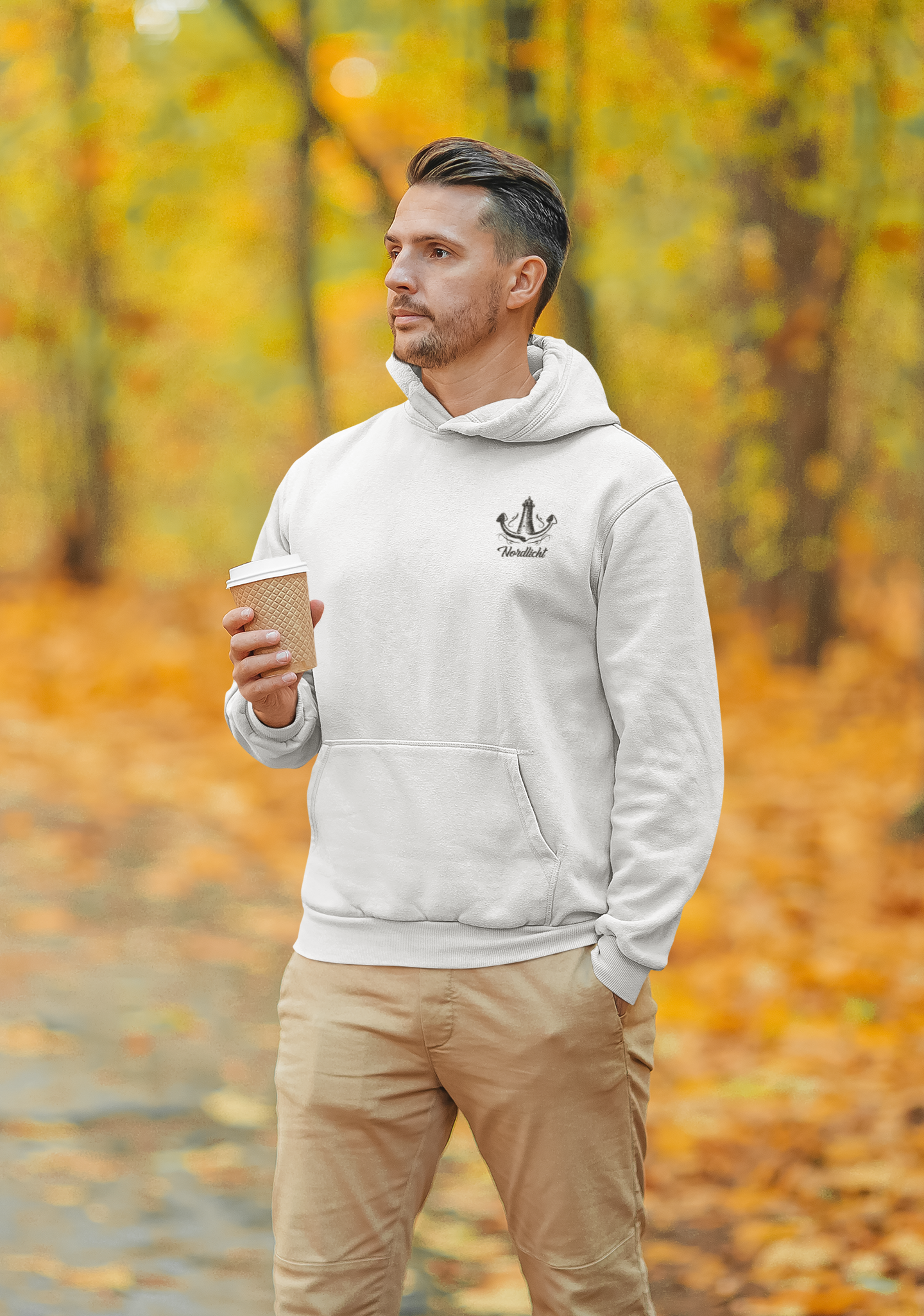 Nordlicht Anker - Unisex Hoodie (BASIC)