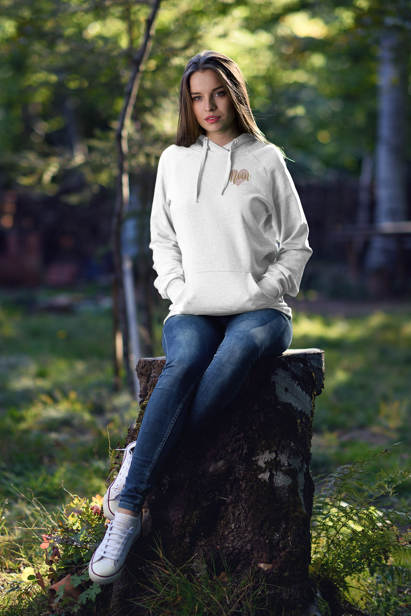 Hör auf dein Herz - Damen Hoodie (BASIC)